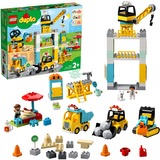 LEGO DUPLO Tower Crane & Construction, Juegos de construcción Juego de construcción, 2 año(s), 123 pieza(s), 2,5 kg