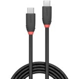 Lindy 36905 cable USB USB 3.2 Gen 1 (3.1 Gen 1) 0,5 m USB C 10 Gbit/s Negro negro, 0,5 m, USB C, USB C, USB 3.2 Gen 1 (3.1 Gen 1), 10 Gbit/s, Negro