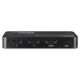 Lindy 38339 interruptor de video HDMI, Conmutador HDMI negro, HDMI, ABS, Negro, 120 Hz, 3840 x 2160, 7680 x 4320, 48 Gbit/s