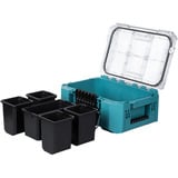 Makita Organizador compacto, Caja de herramientas azul/Transparente