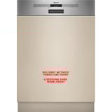 Neff S145EAS16E lavavajillas Semi integrado 13 cubiertos acero fino cepillado, Semi integrado, Tamaño completo (60 cm), Acero inoxidable, Botones, 1,75 m, 1,65 m