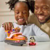Spin Master PAW Patrol Fire Rescue, barco Fire Rescue de Zuma con figura de acción, salvavidas, mapache y barco de juguete, juguetes para niños y niñas a partir de 3 años, Vehículo de juguete PAW Patrol Fire Rescue, barco Fire Rescue de Zuma con figura de acción, salvavidas, mapache y barco de juguete, juguetes para niños y niñas a partir de 3 años, Barco, 3 año(s), Plástico, Negro, Naranja