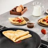 Tefal Sartén para crepes Experience Unbreakable, Ø 25 cm, Pan negro
