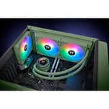 Thermaltake Enfriador líquido AIO TH280 V2 ARGB Sync Matcha Green, Refrigeración por agua verde oliva