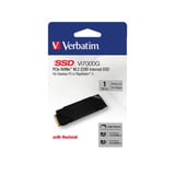 Verbatim Vi7000G 1 TB M.2 PCI Express 4.0 NVMe, Unidad de estado sólido negro, 1 TB, M.2, 7000 MB/s