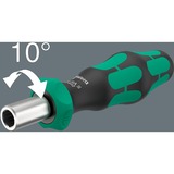 Wera Kraftform Kompakt 838 RA S Imperial Set 1, con función de trinquete, Conjuntos de bits negro/Verde