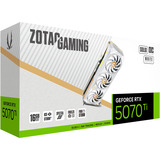 ZOTAC GeForce RTX 5070 Ti SOLID CORE OC White Edition, Tarjeta gráfica 