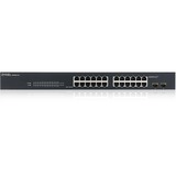 Zyxel GS-1900-24 v2 Gestionado L2 Gigabit Ethernet (10/100/1000) 1U Negro, Interruptor/Conmutador negro, Gestionado, L2, Gigabit Ethernet (10/100/1000), Bidireccional completo (Full duplex), Montaje en rack, 1U