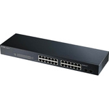 Zyxel GS-1900-24 v2 Gestionado L2 Gigabit Ethernet (10/100/1000) 1U Negro, Interruptor/Conmutador negro, Gestionado, L2, Gigabit Ethernet (10/100/1000), Bidireccional completo (Full duplex), Montaje en rack, 1U