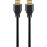 goobay Cable HDMI Ultra96 negro/Dorado