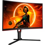AOC C27G3U/BK pantalla para PC 68,6 cm (27") 1920 x 1080 Pixeles Full HD LED Negro, Rojo, Monitor de gaming negro/Rojo, 68,6 cm (27"), 1920 x 1080 Pixeles, Full HD, LED, 4 ms, Negro, Rojo