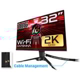 ASRock PG32QF, Monitor de gaming negro