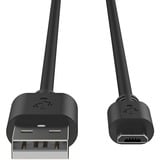 Ansmann Cable USB 2.0, conector USB-A > conector Micro-USB negro