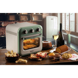 Ariete 4632/04 Sencillo 16 L Independiente 1400 W Freidora de aire caliente Verde blanco/Verde claro, Freidora de aire caliente, 16 L, 80 °C, 230 °C, 60 min, Sencillo