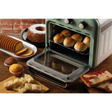 Ariete 4632/04 Sencillo 16 L Independiente 1400 W Freidora de aire caliente Verde blanco/Verde claro, Freidora de aire caliente, 16 L, 80 °C, 230 °C, 60 min, Sencillo