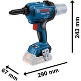 Bosch GRG 18V-16 C, 06019K5001, Pistola de remache azul/Negro