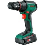Bosch Taladro atornillador inalámbrico AdvancedDrill 18V-80 QuickSnap + accesorios, Taladro/destornillador verde/Negro