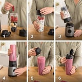 Bosch VitaPower MMB2111S licuadora 0,6 L Batidora de vaso 450 W Plata, Batidora depie plateado/Negro, Batidora de vaso, 0,6 L, 450 W, Plata