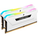 Corsair Vengeance CMH16GX4M2E3200C16W módulo de memoria 16 GB 2 x 8 GB DDR4 3200 MHz, Memoria RAM blanco, 16 GB, 2 x 8 GB, DDR4, 3200 MHz, 288-pin DIMM