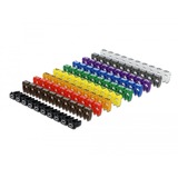 DeLOCK 18304 abrazadera para cable Colores surtidos 100 pieza(s), Atacables  100 pieza(s)