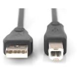 Digitus Cable de conexión USB 2.0 USB-A (conector) > USB-B (conector) negro