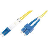 Digitus Cable de parche LWL, dúplex, conector LC > SC, monomodo OS2 amarillo