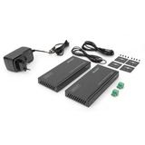 Digitus DS-55508, Alargador de HDMI negro