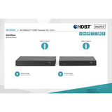 Digitus DS-55508, Alargador de HDMI negro
