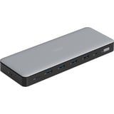 Digitus Estación de acoplamiento USB-C de 13 puertos gris/Negro