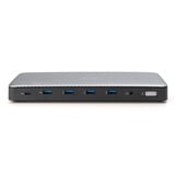 Digitus Estación de acoplamiento USB-C de 13 puertos gris/Negro