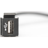 Digitus Módulo Keystone USB 2.0 USB-A macho > USB-A hembra negro
