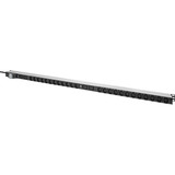 Digitus PDU IT básica con perfil de aluminio, 24x C13, 4x C19, Regleta negro/Aluminio