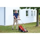EINHELL GE-CM 18/33 Li (1x4,0Ah) Cortacésped de empuje a gasolina Batería Negro, Rojo rojo/Negro, 0Ah), Cortacésped de empuje a gasolina, 33 cm, 2,5 cm, 6,5 cm, 30 L, 4 rueda(s)