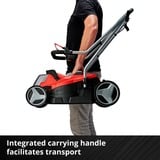 EINHELL GE-CM 18/33 Li (1x4,0Ah) Cortacésped de empuje a gasolina Batería Negro, Rojo rojo/Negro, 0Ah), Cortacésped de empuje a gasolina, 33 cm, 2,5 cm, 6,5 cm, 30 L, 4 rueda(s)