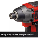 EINHELL TP-CI 18/220 Li BL - Solo, 4510085, Tornillo de percusión negro/Rojo