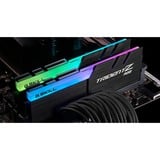 G.Skill Trident Z RGB F4-4000C18D-32GTZR módulo de memoria 32 GB 2 x 16 GB DDR4 4000 MHz, Memoria RAM negro, 32 GB, 2 x 16 GB, DDR4, 4000 MHz