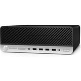 HP ProDesk 600 G5 SFF Reacondicionado, PC completo negro/Plateado