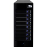 HighPoint RocketStor 6418AS, Caja de unidades negro