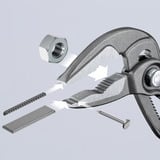 KNIPEX Cobra ES 87 51 180, 180mm, Alicates para bomba de agua / tubos negro/Rojo