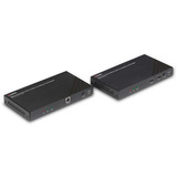 Lindy Extensor KVM HDBaseT 100m, Alargador de HDMI negro