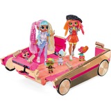 MGA Entertainment 3-in-1 Party Cruiser, Vehículo de juguete Oro rosa/Rosa neón, L.O.L. Surprise! 3-in-1 Party Cruiser, Coche de muñeca, 4 año(s), Necesita pilas