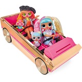 MGA Entertainment 3-in-1 Party Cruiser, Vehículo de juguete Oro rosa/Rosa neón, L.O.L. Surprise! 3-in-1 Party Cruiser, Coche de muñeca, 4 año(s), Necesita pilas