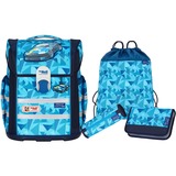 McNeill Cartera de escuela azul/Azul oscuro