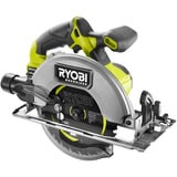 Ryobi ONE+ Sierra circular de mano sin escobillas RCS18BL-0, 18 Voltios verde/Negro