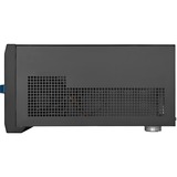 SilverStone Sugo SG12 carcasa de ordenador Escritorio Negro, Cajas de torre negro, Escritorio, PC, Aluminio, Acero, Micro-ATX, Mini-DTX, Mini-ITX, Negro, 8,2 cm