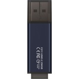 Team Group C211 unidad flash USB 64 GB USB tipo A 3.2 Gen 1 (3.1 Gen 1) Azul, Lápiz USB gris azul oscuro, 64 GB, USB tipo A, 3.2 Gen 1 (3.1 Gen 1), Tapa, 8 g, Azul