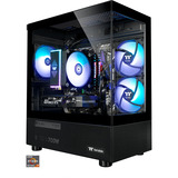 Thermaltake PC-000092-DE, Gaming-PC negro/Transparente