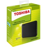 Toshiba Canvio Ready disco duro externo 2000 GB Negro, Unidad de disco duro negro, 2000 GB, 2.5", 3.2 Gen 1 (3.1 Gen 1), Negro