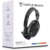 Turtle Beach Recon 70 Negro PlayStation Auriculares Multiplataforma para Juegos PS5, PS4, Xbox Series X|S, Xbox One, PC y Mobile, Auriculares para gaming negro, PS4, Xbox Series X|S, Xbox One, PC y Mobile, Alámbrico, 20 - 20000 Hz, Juego, Auriculares, Negro