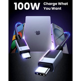 UGREEN Cable de carga rápida USB-C a USB-C 100W PD 3.0 negro